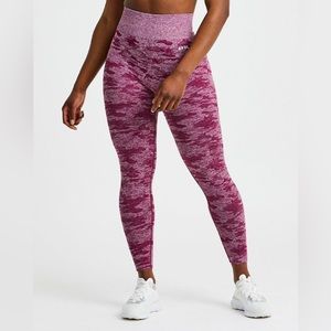 AYBL Camo Seamless Leggings - Burgandy